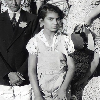 Young Maria Callas as a child